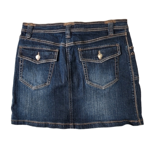 DAISY Fuentes Denim Skirt - Picture 2 of 6